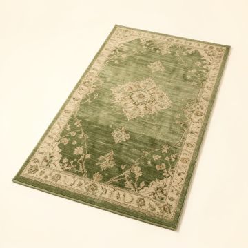 Mohawk Green/Beige Area Rug (synthetic illustration; no displayed measurements)