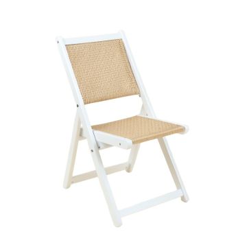 Meadow Arc Folding Outdoor Chair - White