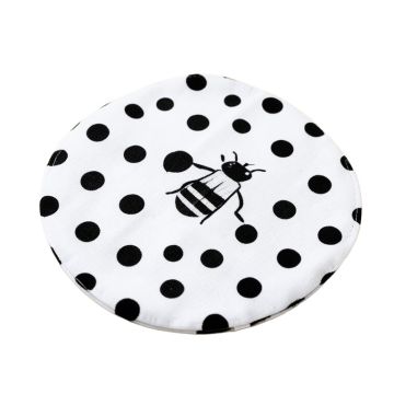3Drose Bumble Bee Inspi Polka Dots In And Art Potholder