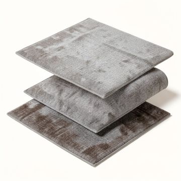 Castellano 3 Piece Gray/Brown Area Rug Set (synthetic illustration; no displayed measurements)