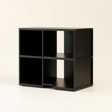 Lake Crossing Desktop Shelving Unit - Black (synthetic illustration; no displayed measurements)