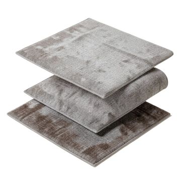 Castellano 3 Piece Gray/Brown Area Rug Set