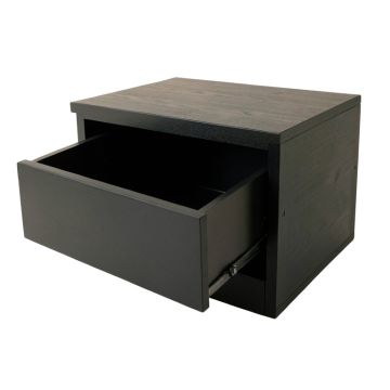 Ash Branch Under-Desk Drawer Unit - Black