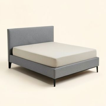 Amera Upholstered Low Profile Standard Bed (synthetic illustration; no displayed measurements)