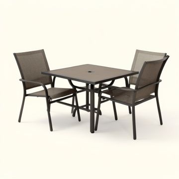 Lucco Outdoor Patio 3 Piece Bistro Set (synthetic illustration; no displayed measurements)