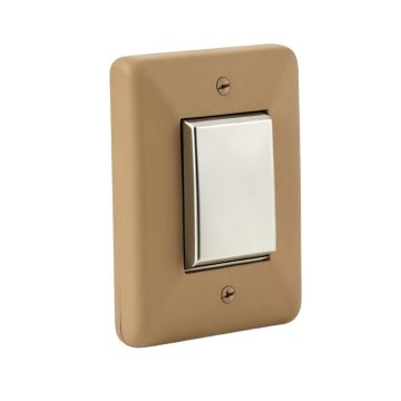 Hand Hammered 1-Gang Toggle Light Switch Wall Plate