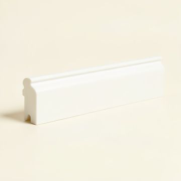 Polystyrene 2 '' H X 78 '' W X 5/8 '' D Chair Rail , Primed White (synthetic illustration; no displayed measurements)