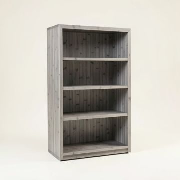 Fern Falls Freestanding Bookcase - Gray (synthetic illustration; no displayed measurements)