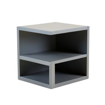 Elm Bend Low Toy Storage Unit - Gray