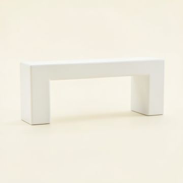 Holly Bluff Cabinet Handle Without Packaging - White (synthetic illustration; no displayed measurements)