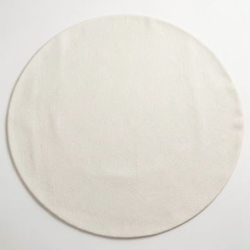 Dawn Bluff Round Area Rug - Ivory (synthetic illustration; no displayed measurements)