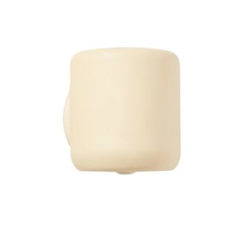 Cove Dale Wall Sconce Mounted On A Plain Wall - Cream