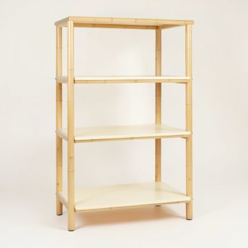 Field Crest Empty Seed-Starting Shelving Unit Without Lights - Cream (synthetic illustration; no displayed measurements)