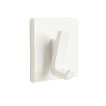 Slate Arc Wall-Mounted Robe Hook - White