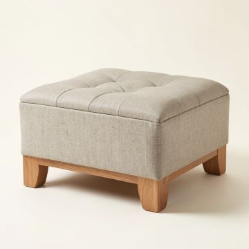 Dollard Round Button Tufted Storage Ottoman (synthetic illustration; no displayed measurements)