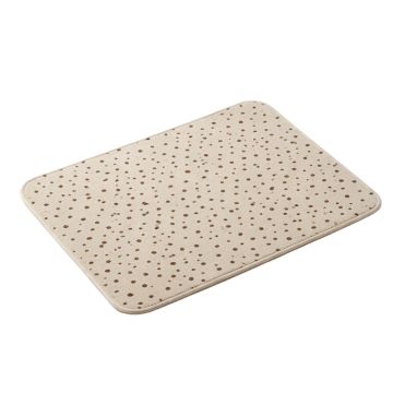 Twila Polka Dot Speckled Rooster Kitchen Mat