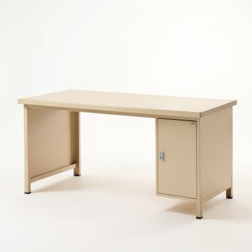 Slate Dale Empty Workshop Workbench - Beige (synthetic illustration; no displayed measurements)