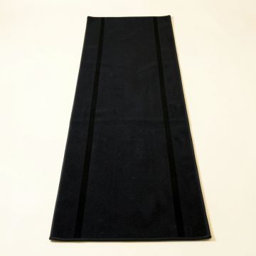 Reed Crest Narrow Runner Rug - Black (synthetic illustration; no displayed measurements)