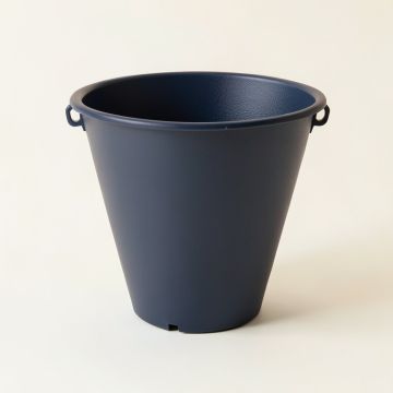 Wren Canyon Empty Railing Planter With Integral Brackets - Navy (synthetic illustration; no displayed measurements)