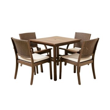 Teyvione 5 Piece Bistro Set