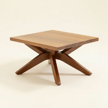 Skakke Extendable Cross Legs Coffee Table (synthetic illustration; no displayed measurements)