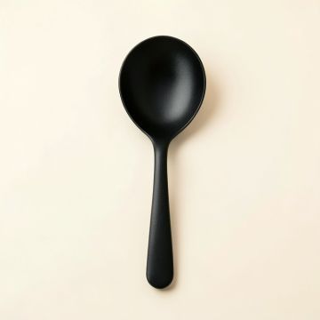 Laurel Crest Cooking Spoon - Black (synthetic illustration; no displayed measurements)