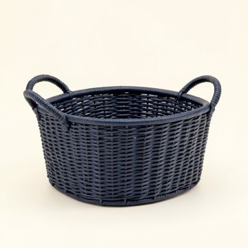 Aspen Brook Empty Storage Basket - Navy (synthetic illustration; no displayed measurements)