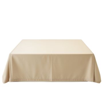 Olive Crest Flat Bed Sheet - Beige