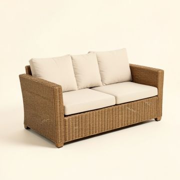Falmouth Patio Sofa With Cushions (synthetic illustration; no displayed measurements)