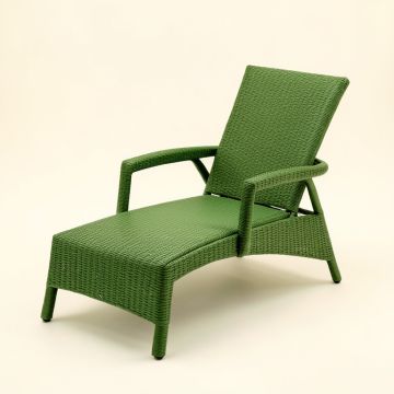 Ridge Crest Outdoor Lounge Chair - Green (synthetic illustration; no displayed measurements)