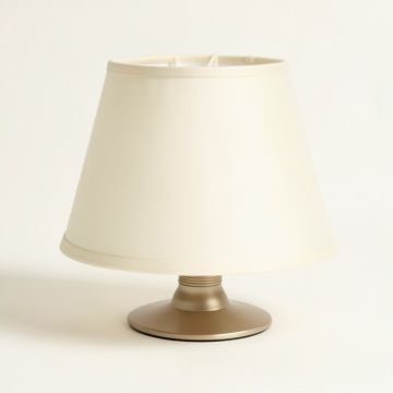 15 '' H X 20 '' W Silk/Shantung Bell Lamp Shade ( Screw On ) (synthetic illustration; no displayed measurements)