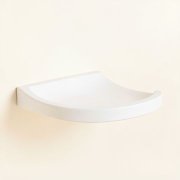 Cove Branch Wall-Mounted Cat Perch - White (synthetic illustration; no displayed measurements)