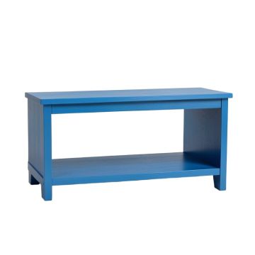 Meadow Edge Indoor Bench - Blue