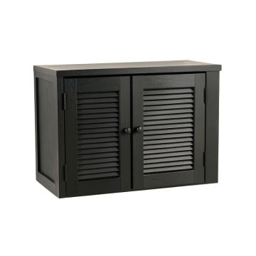 Reed Branch Wall-Mounted Entry Cabinet - Black