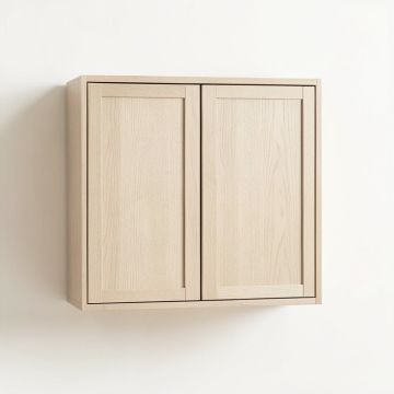 Cliff Dell Wall-Mounted Entry Cabinet - Beige (synthetic illustration; no displayed measurements)