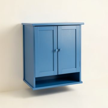 Heath Canyon Wall-Mounted Laundry Cabinet - Blue (synthetic illustration; no displayed measurements)