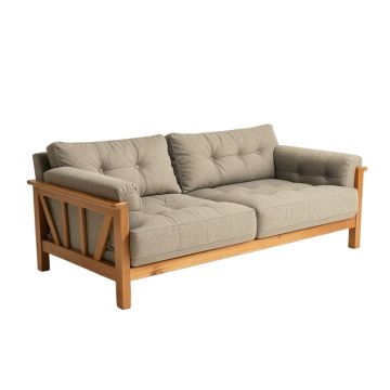 Cleotha Twin 75 '' Wide Tufted Back Convertible Sofa