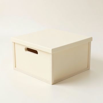 Lake Branch Low Toy Storage Unit - Cream (synthetic illustration; no displayed measurements)