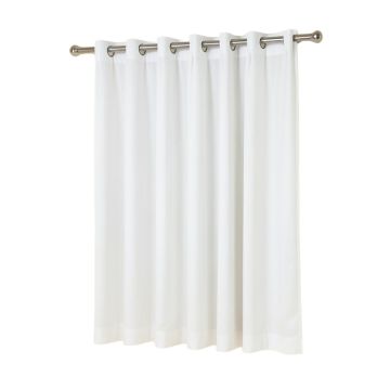 Randwick Solid Semi-Sheer Grommet Single Curtain Panel