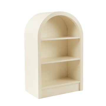 Ash Crossing Freestanding Bookcase - Cream