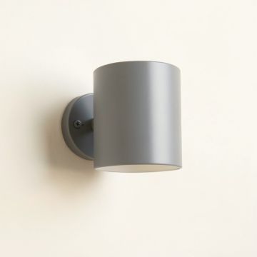 Ash Brook Wall Sconce Mounted On A Plain Wall - Gray (synthetic illustration; no displayed measurements)