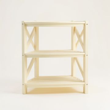 Cliff Brook Empty Seed-Starting Shelving Unit Without Lights - Cream (synthetic illustration; no displayed measurements)