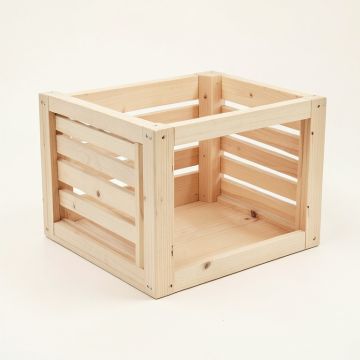 Slate Canyon Empty Furniture-Style Pet Crate - Beige (synthetic illustration; no displayed measurements)