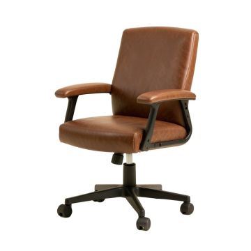 Fashion Casual Lift Chair Office Work Chair Beauty Salon Chair Brown