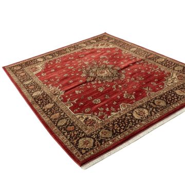 Orlo Power Loom Red/Brown Rug