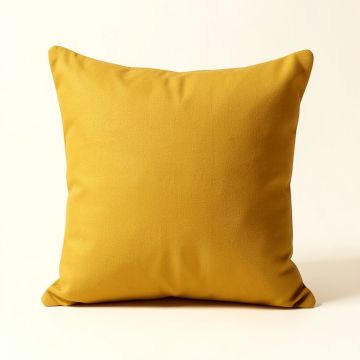 Amarillo Faux Throw Pillow (synthetic illustration; no displayed measurements)