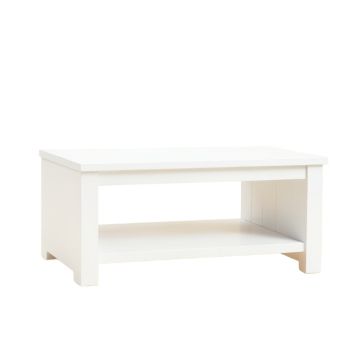 Willow Crest Narrow Outdoor Storage Bench - White