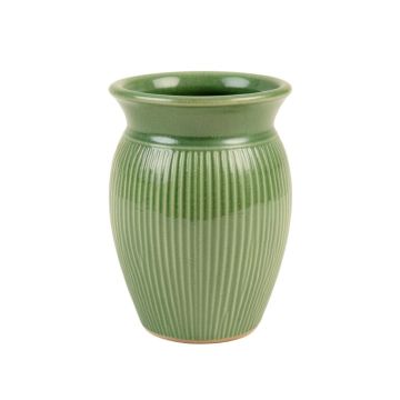 Clay Crest Empty Decorative Vase - Green (synthetic illustration; no displayed measurements)