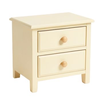 Brook Field Nightstand - Cream