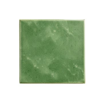 Lake Bend Uninstalled Square Decorative Tile - Green